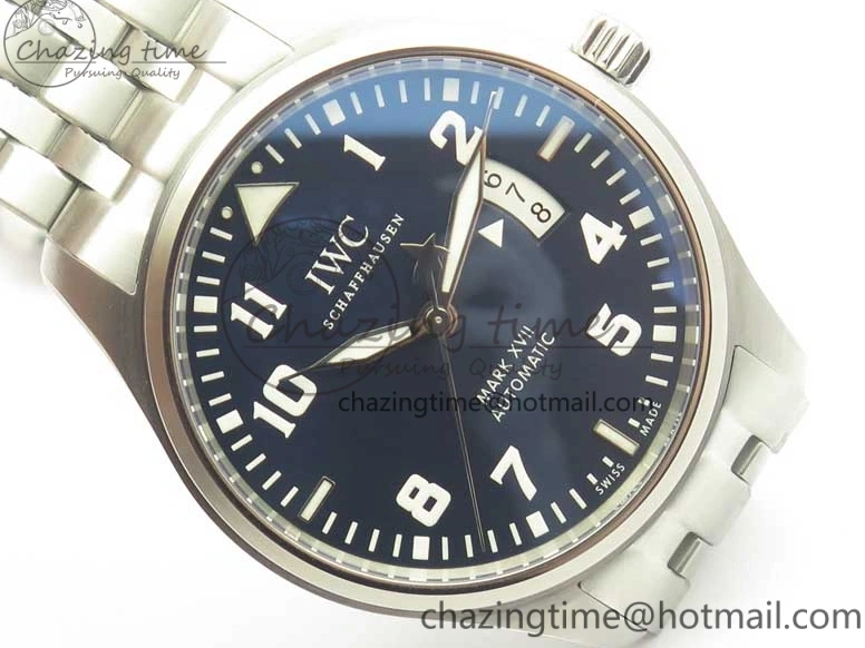 MIROTIME 1231 Mark XVII IW327014 Le Petit Prince MKS 1:1 Best Edition Blue Dial on SS Bracelet MIYOTA 9015 V FastDry 7191